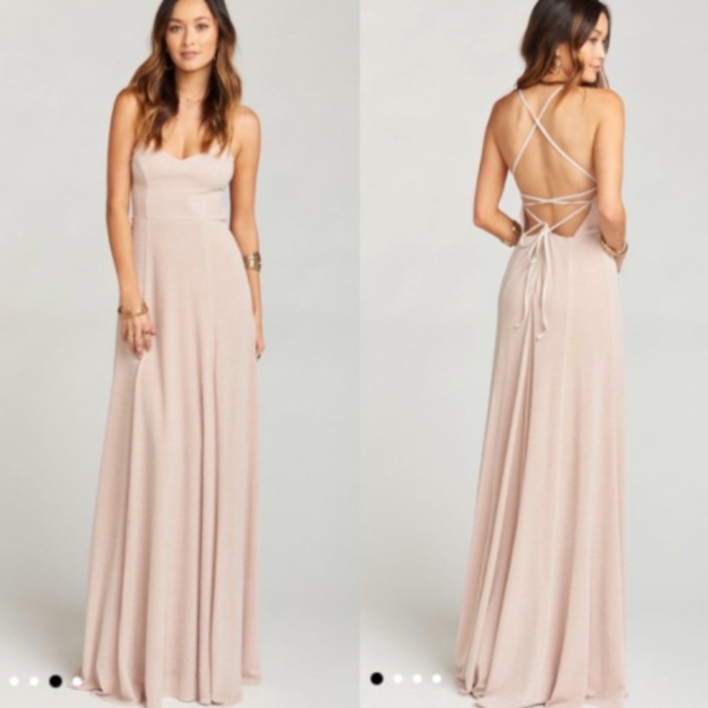 Show Me Your Mumu Godshaw Goddess Dress, Blush